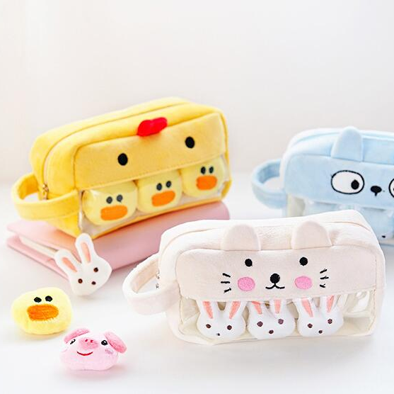 Cute Plush Pencil Case
