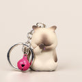 Disappointed Cat Keychain