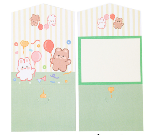 Cute Cartoon Animal Foldable Envelope