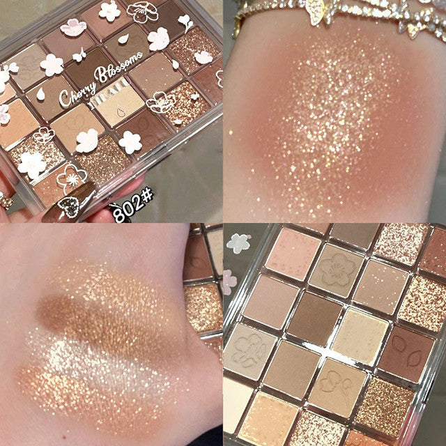 Sakura Glitter Eyeshadow Palette