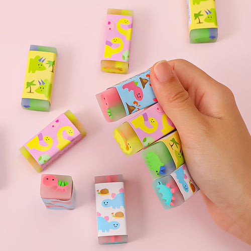 Cartoon Dinosaur Pencil Eraser