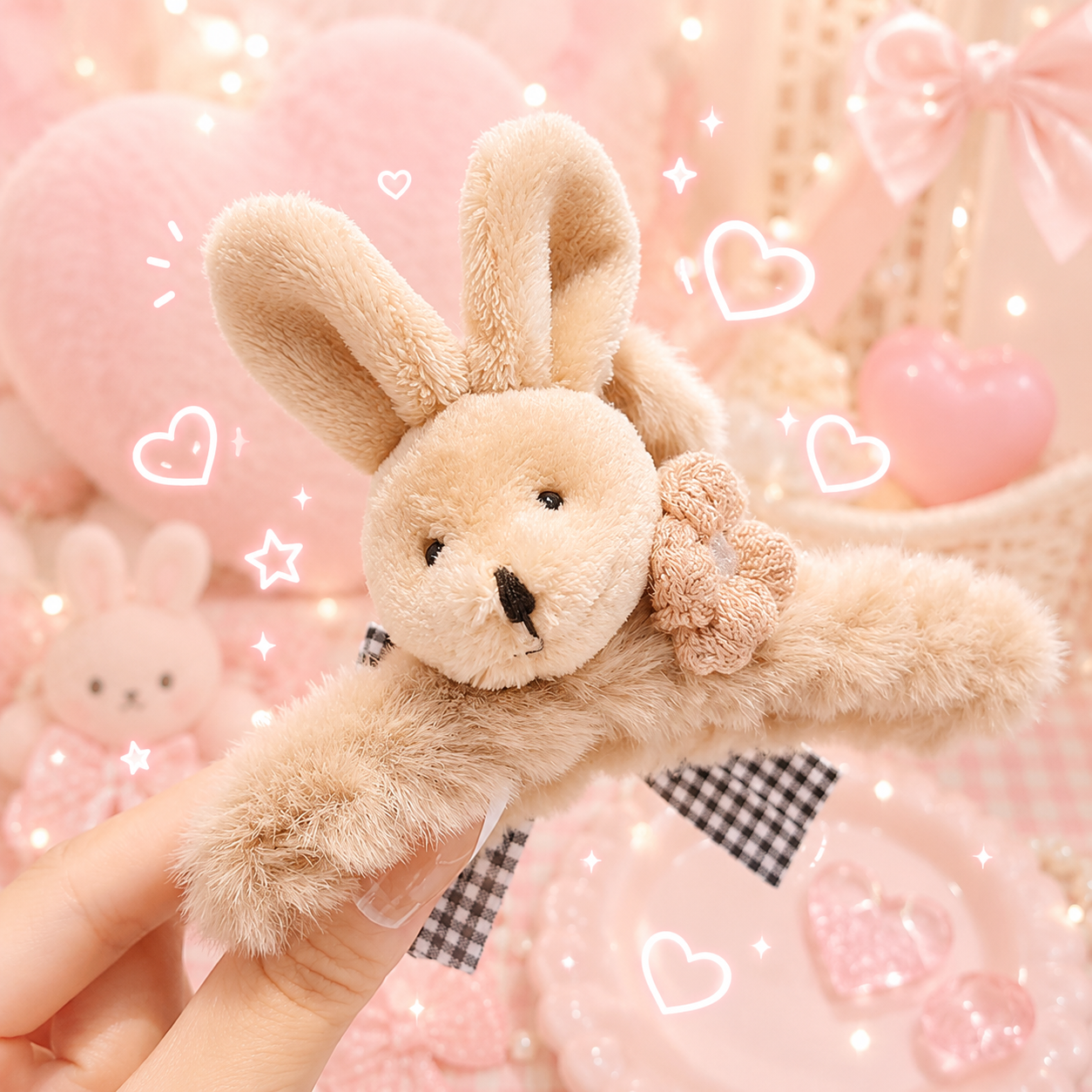 Cute Plush Hair Claw Clip