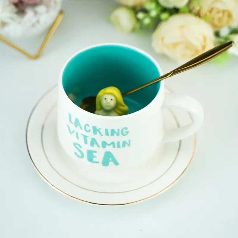 Cute Kawaii Teacup - 3D Animal Inside Ceramic Mug