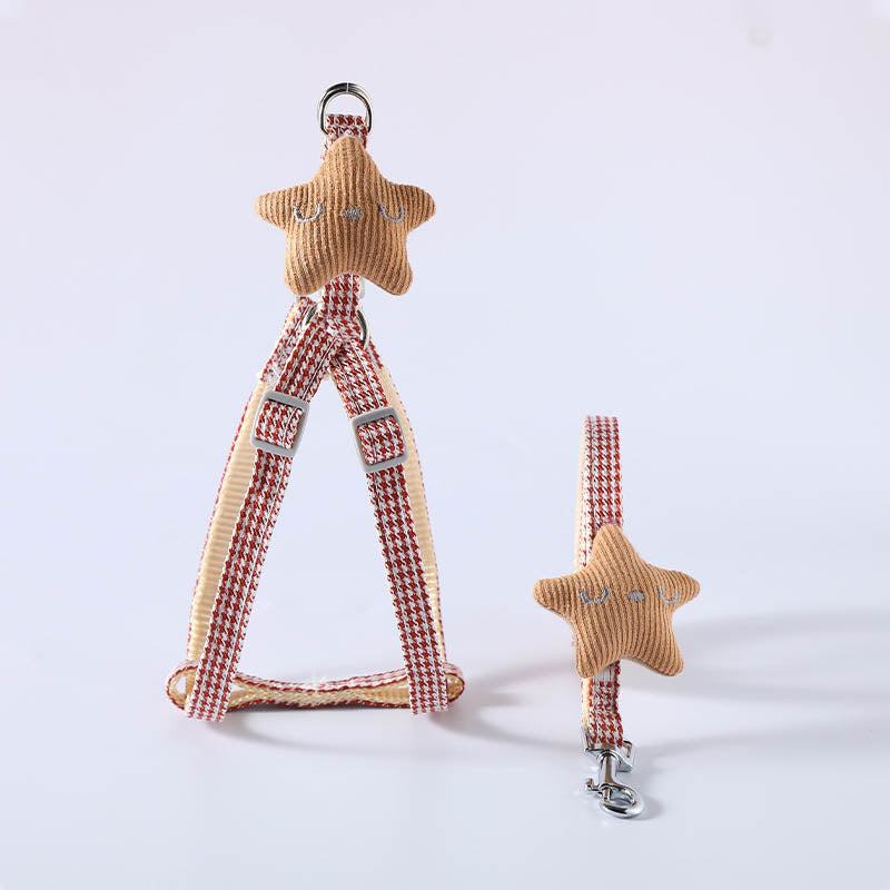 Cute Starfish Pet Harness and Leash