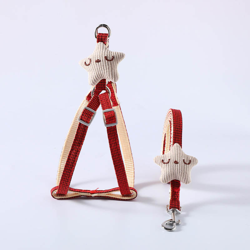Cute Starfish Pet Harness and Leash