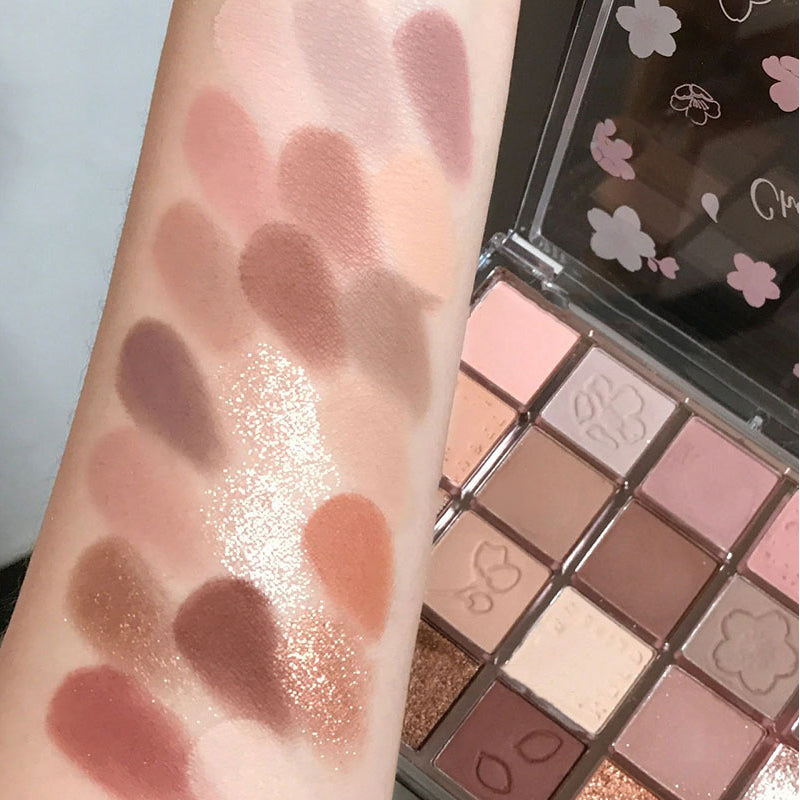 Sakura Glitter Eyeshadow Palette