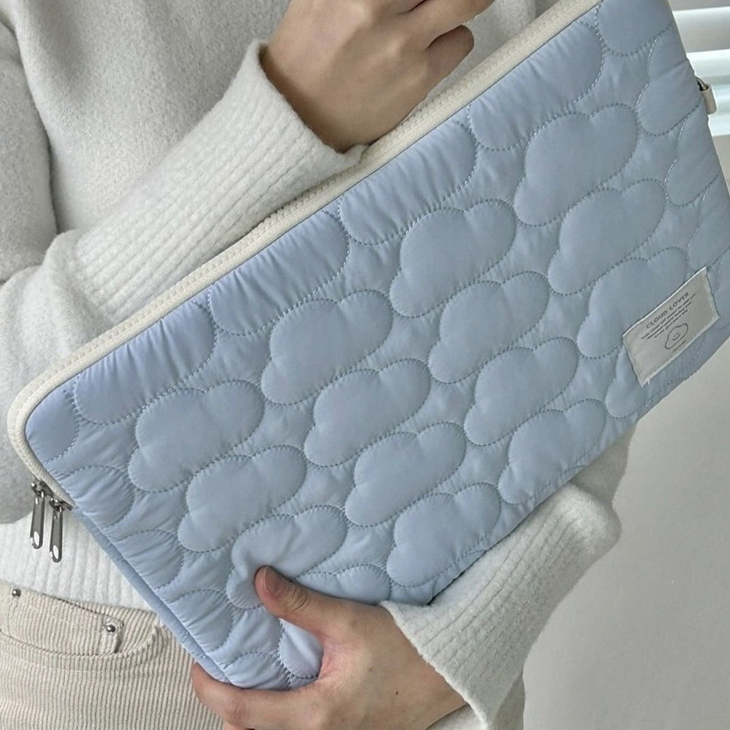 Cloud Embroidery Notebook / Laptop Bag