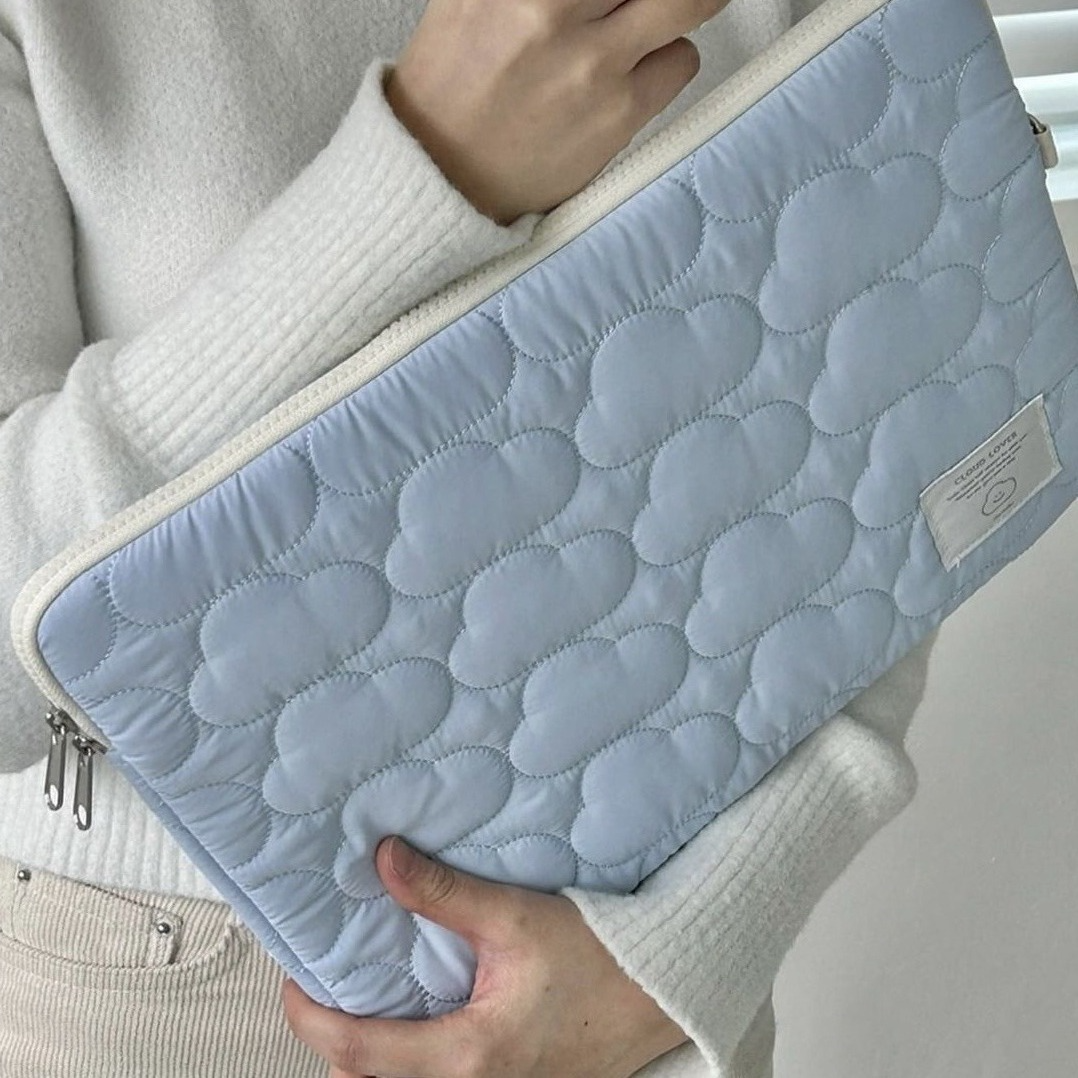Cloud Embroidery Notebook / Laptop Bag