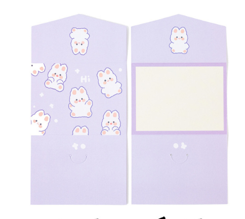 Cute Cartoon Animal Foldable Envelope