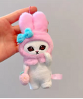 Kawaii Kitty Plush Keychain