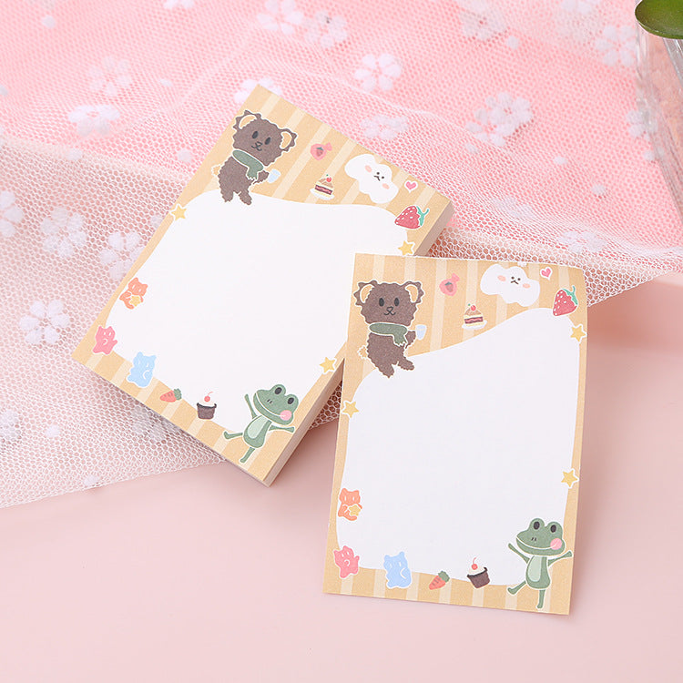 Cute Cartoon Bear Note Pad