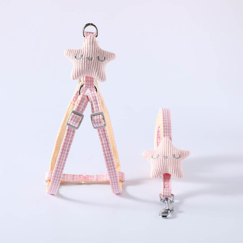 Cute Starfish Pet Harness and Leash