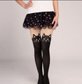 Harajuku Cat Design High Tube Pantyhose