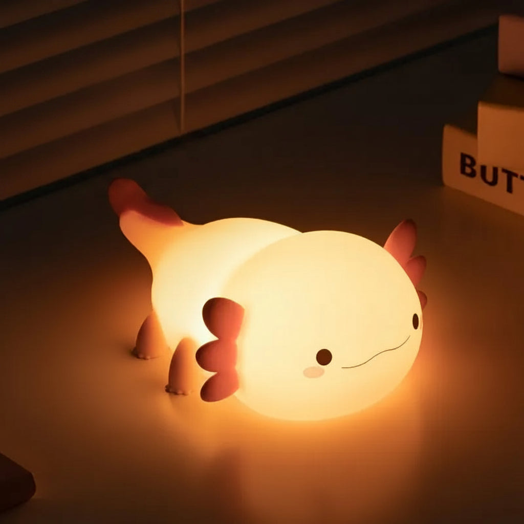 Axis the Axolotl LED Night Lamp
