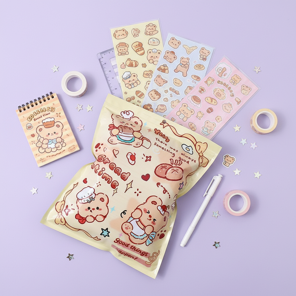Baking Bear - Flat Lay Open