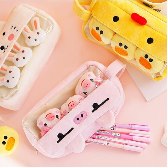 Cute Plush Pencil Case