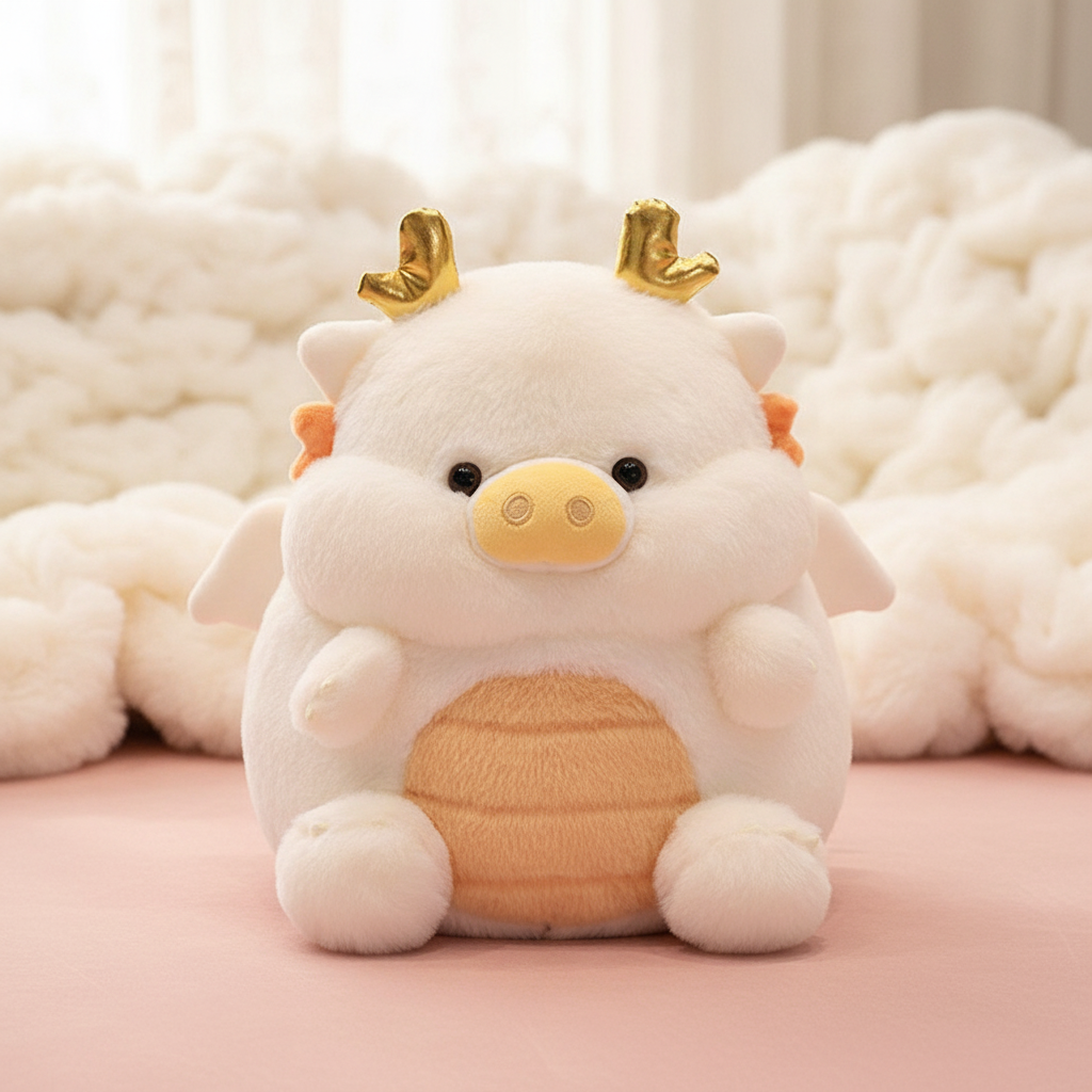 Jungo Dragon Pig - White
