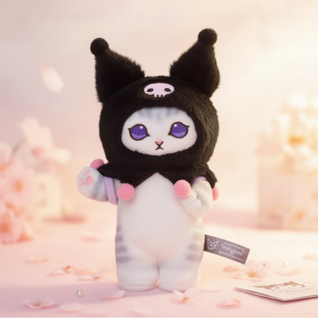 Kuromi Cat Plush High Quality Kawaii
