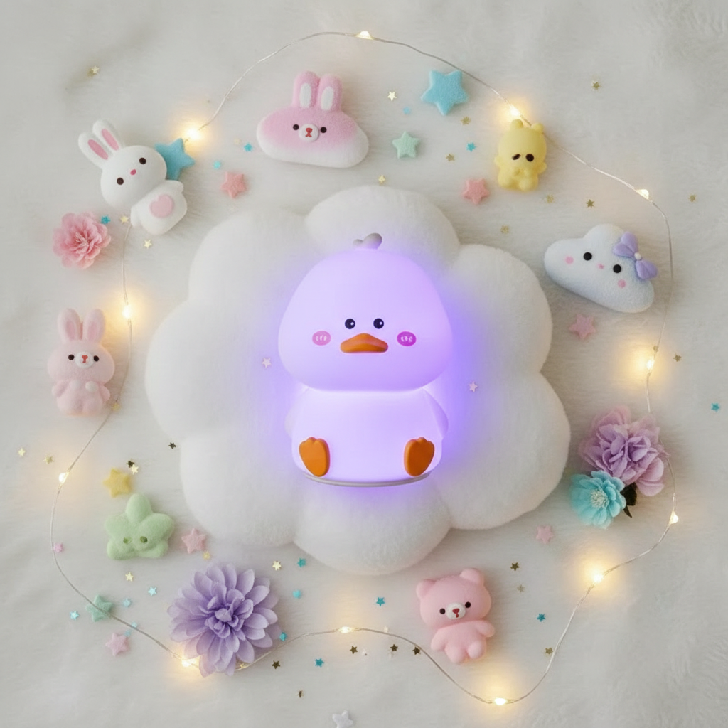 Niri Duck - Purple Flat Lay