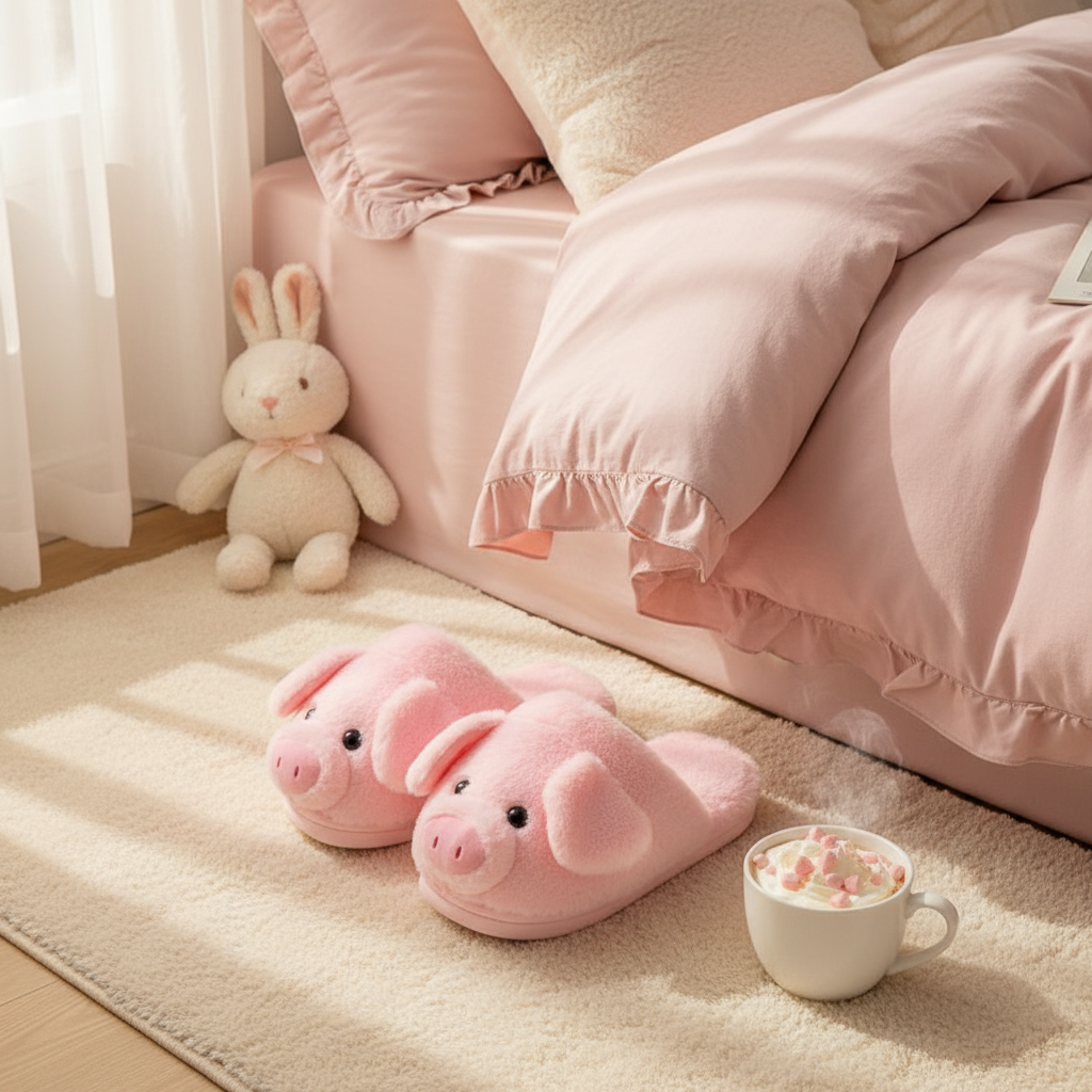 Pig Slippers - Bedside