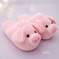 Pig Slippers - Close Up