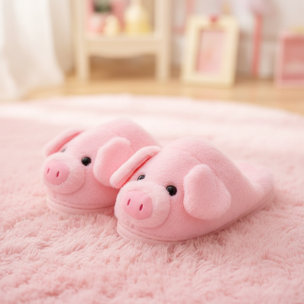 Pig Slippers - Rug