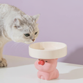 Pink Duck Bowl Cat