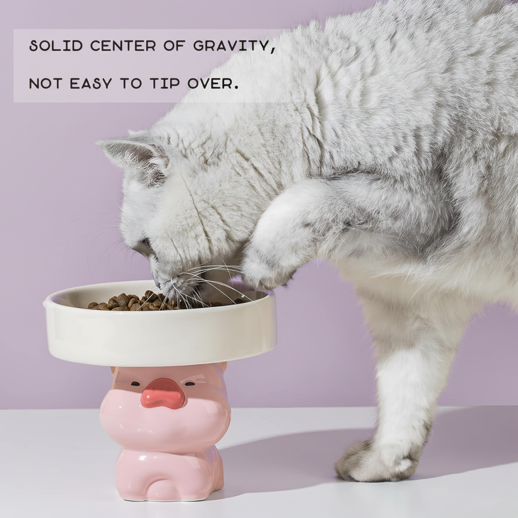 Pink Duck Bowl Eating