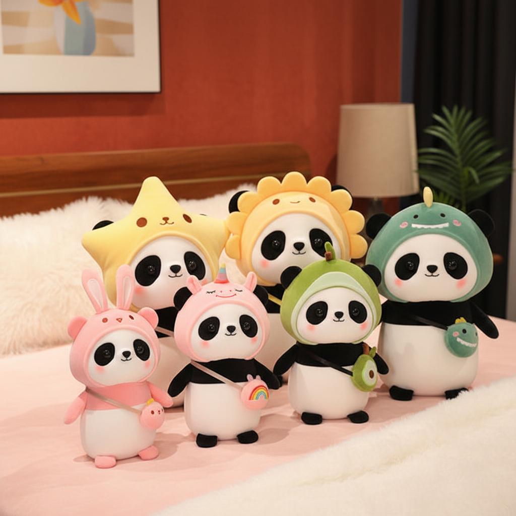 Taro the Panda - All Variants Group Shot