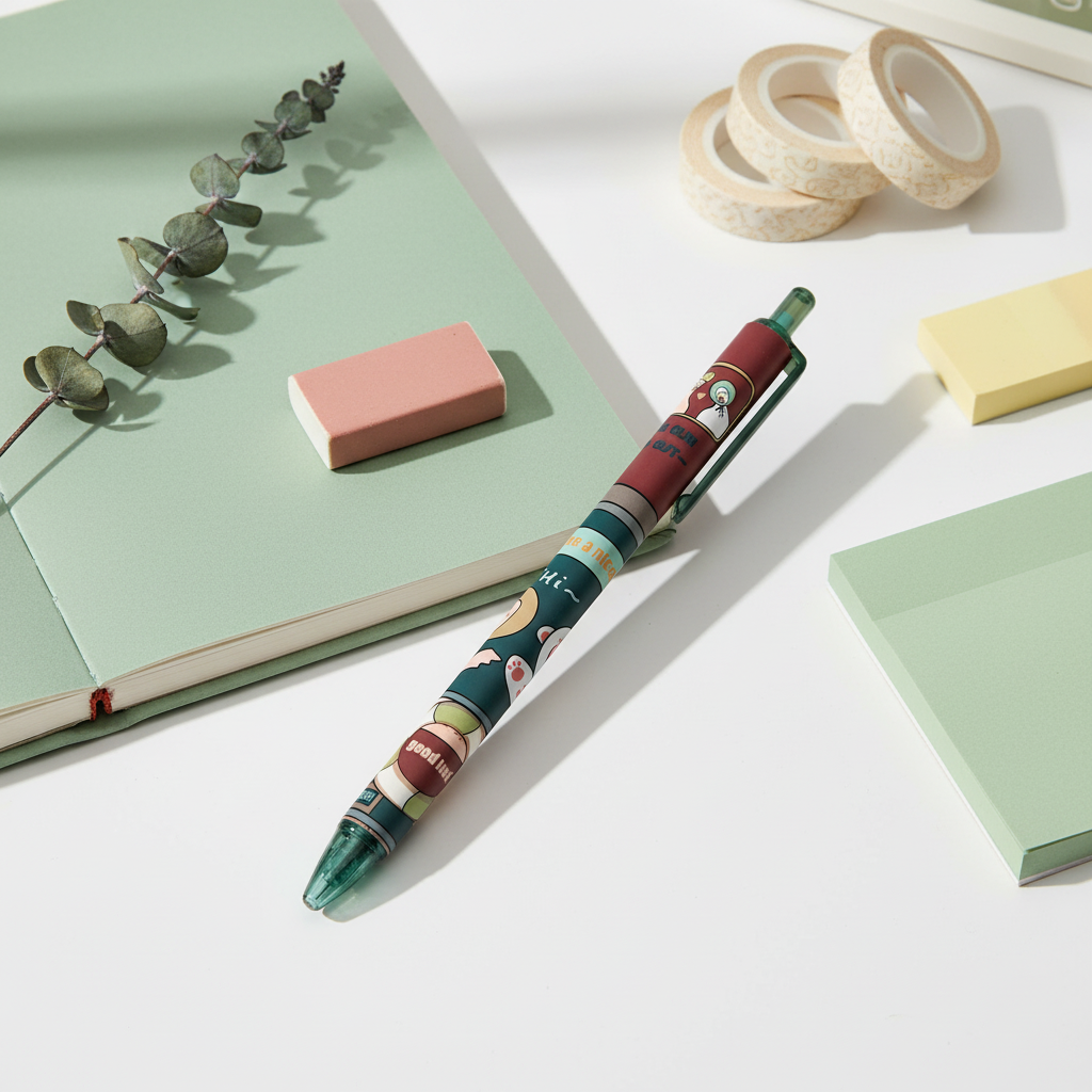 Teal Pen Desk